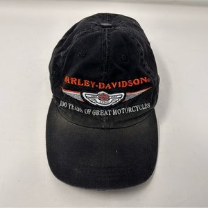 Used Vintage 2003 Harley-Davidson 100 Year Anniversary Adjustable Hat